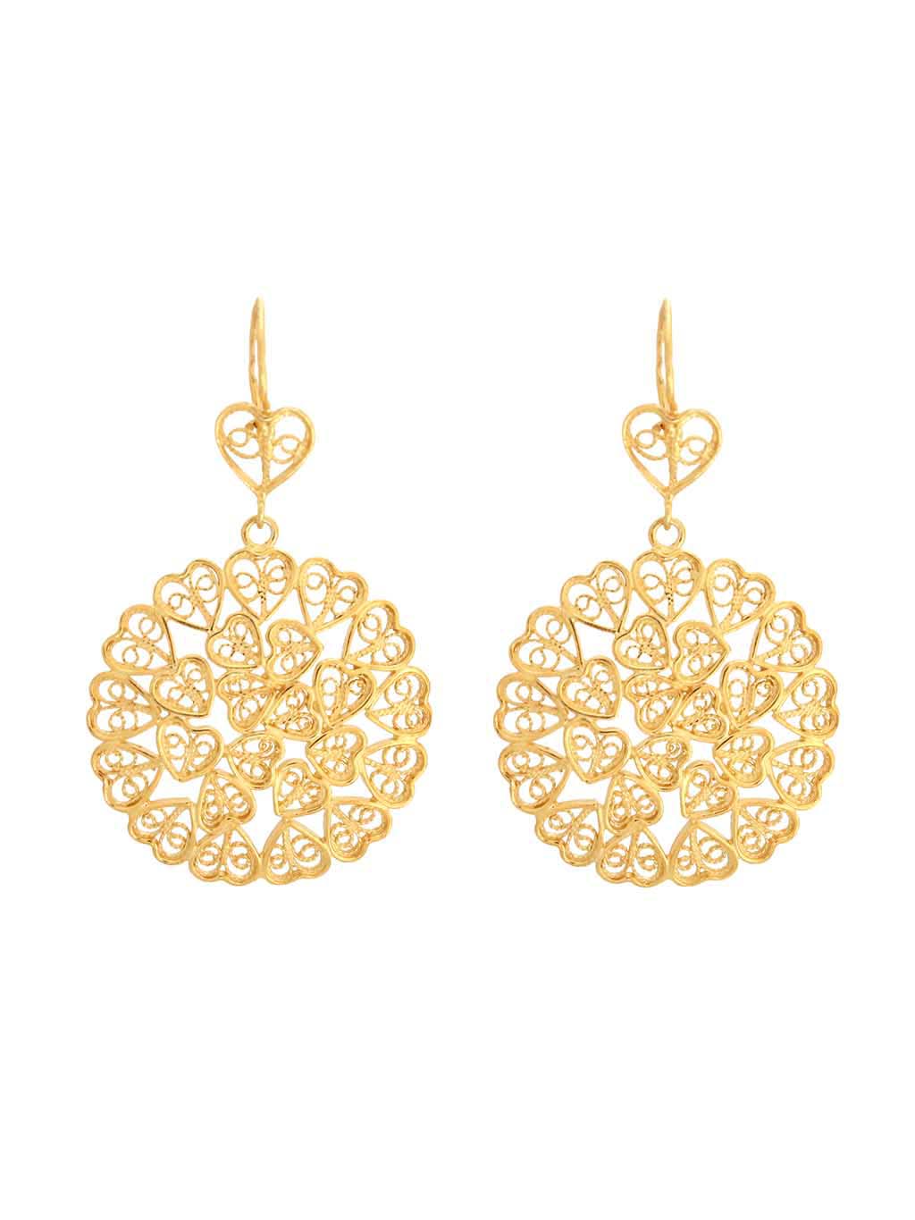 Brincos Vistosa em filigrana (4313535676475)