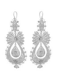 Princesa Earrings (Size L) – Sterling Silver