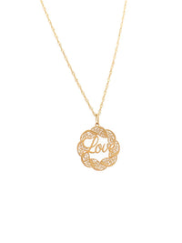 Medalha Love – Prata Dourada / Ouro 9k / Ouro 19k
