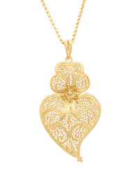 Traditional Heart 6cm in 19K Gold