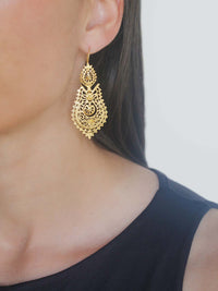 Brincos à Rainha 5cm em Ouro 19 Quilates