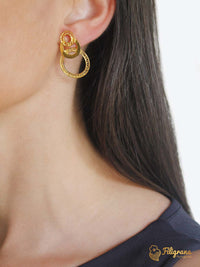 3-Hoop Filigree Earrings – 9K Gold / 19K Gold