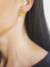 Rose Filigree Earrings
