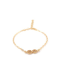 Infinity Bracelet – Gold-Plated Silver