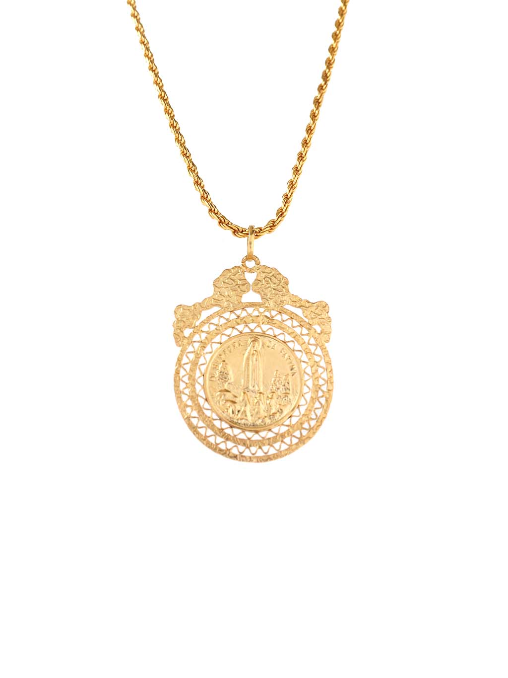 Medalha Libra com imagem de Nossa Senhora (5602969092246)