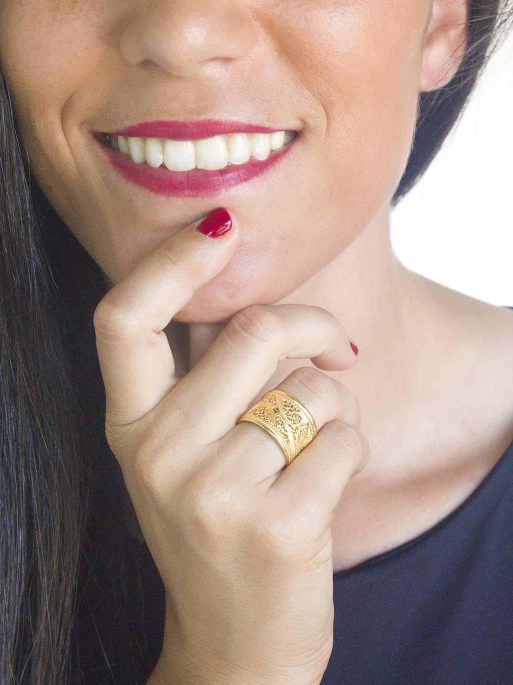 Anel ajustável em filigrana (4908769411131)