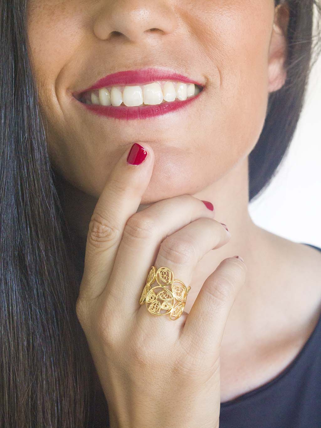 Rodas - Anel ajustável em filigrana (4908759253051)