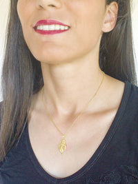 Traditional Heart 2.2cm in 19K Gold
