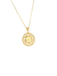 Fátima V Pendant – Gold-Plated Silver