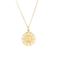 Fátima II Pendant – Gold-Plated Silver