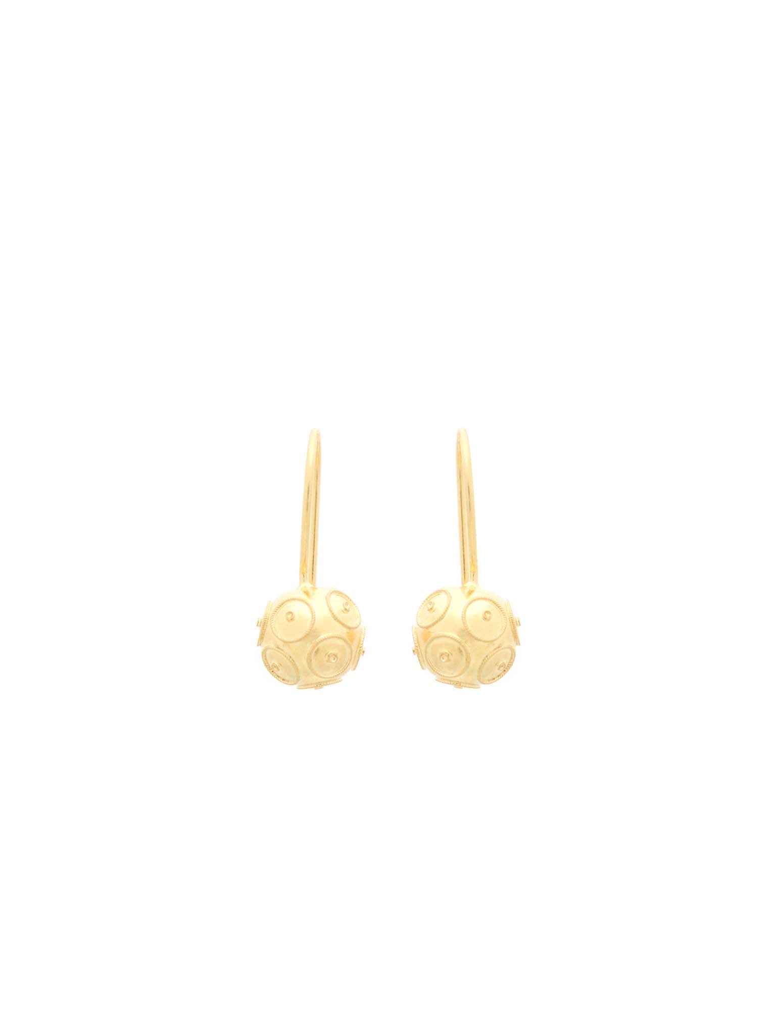 Brincos Contas de Viana (10mm) com gancho (5877872361622)