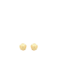 Viana Beads Earrings (8mm) – Gold-Plated Silver
