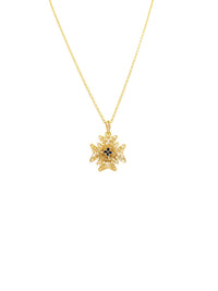 Maltese Cross Pendant (Size S) – Gold-Plated Silver