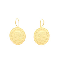 Libra Earrings – Gold-Plated Silver
