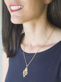 Heart Style Pendant – 9K Gold / 19K Gold