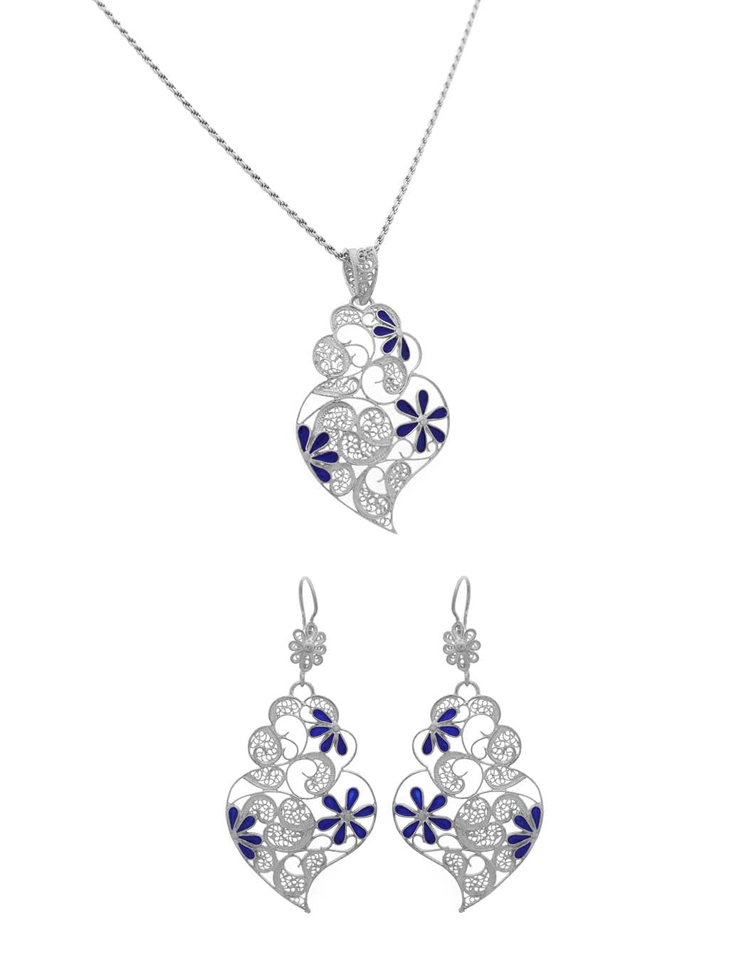 Conjunto Seletiva (Tamanho M) - Pendente e Brincos (5943688986774)