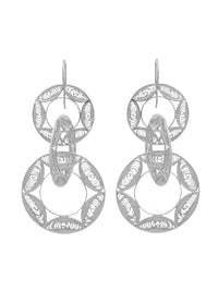 3 Large Hoops Earrings – Sterling Silver