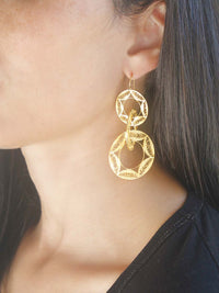 3 Large Hoops Earrings – 9K Gold / 19K Gold