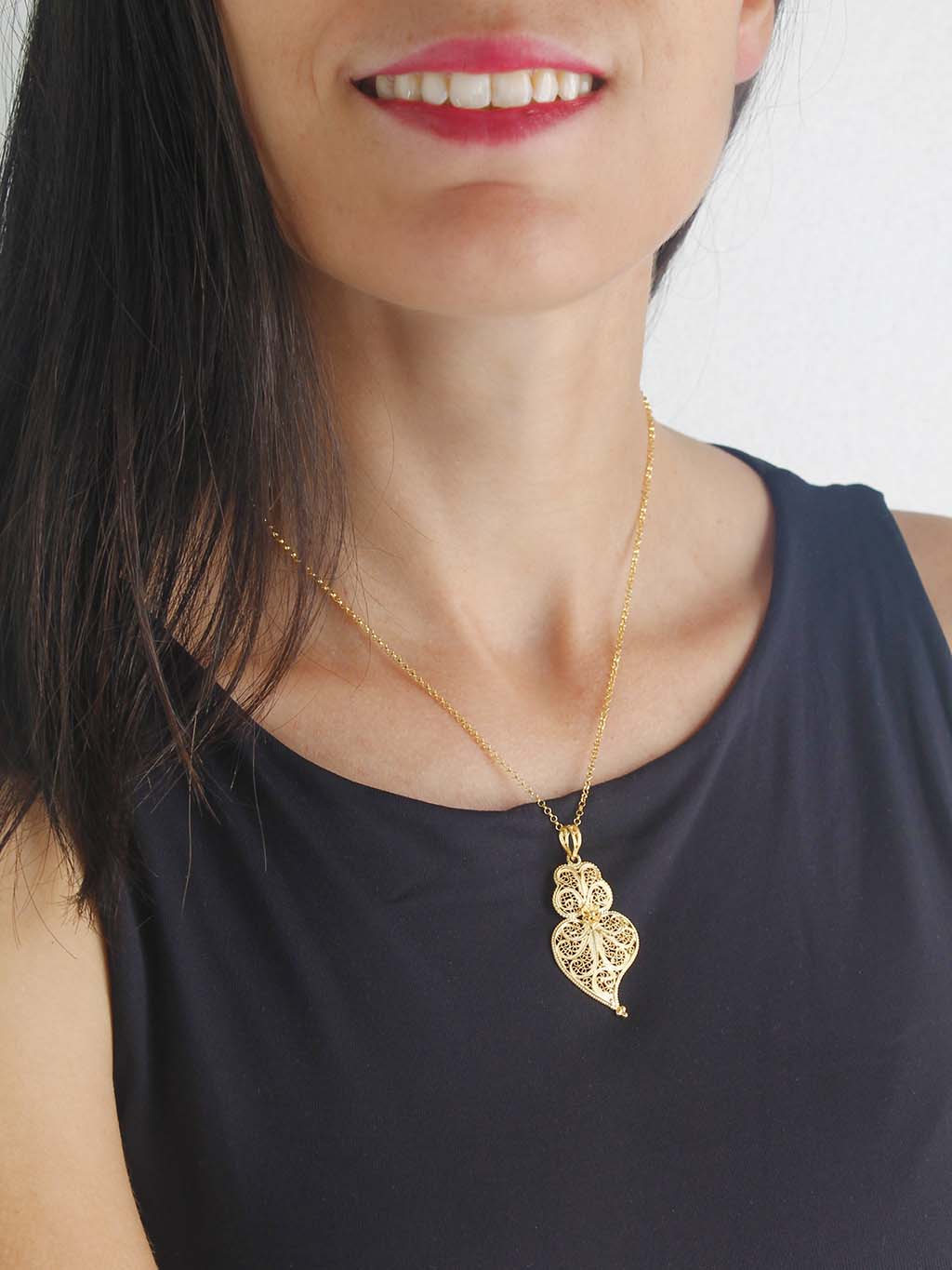 Conjunto Virtuosa (Tamanho S) - Pendente, Brincos e Pulseira (5943470424214)