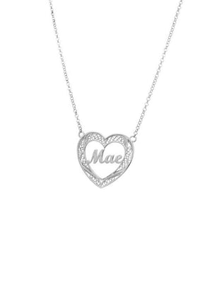 Filigran Heart Mother Necklace III