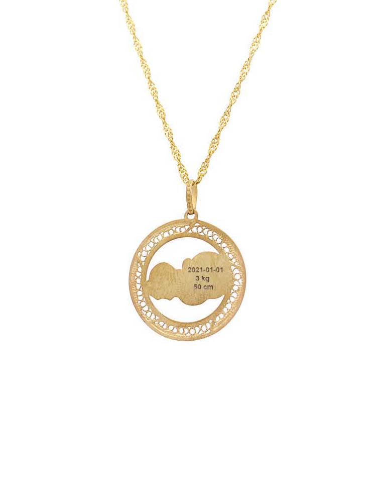 Baby medal with recording (boy/girl)