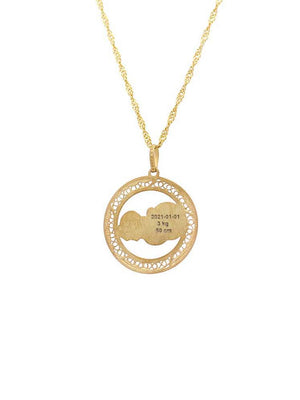 Baby medal with recording (boy/girl)