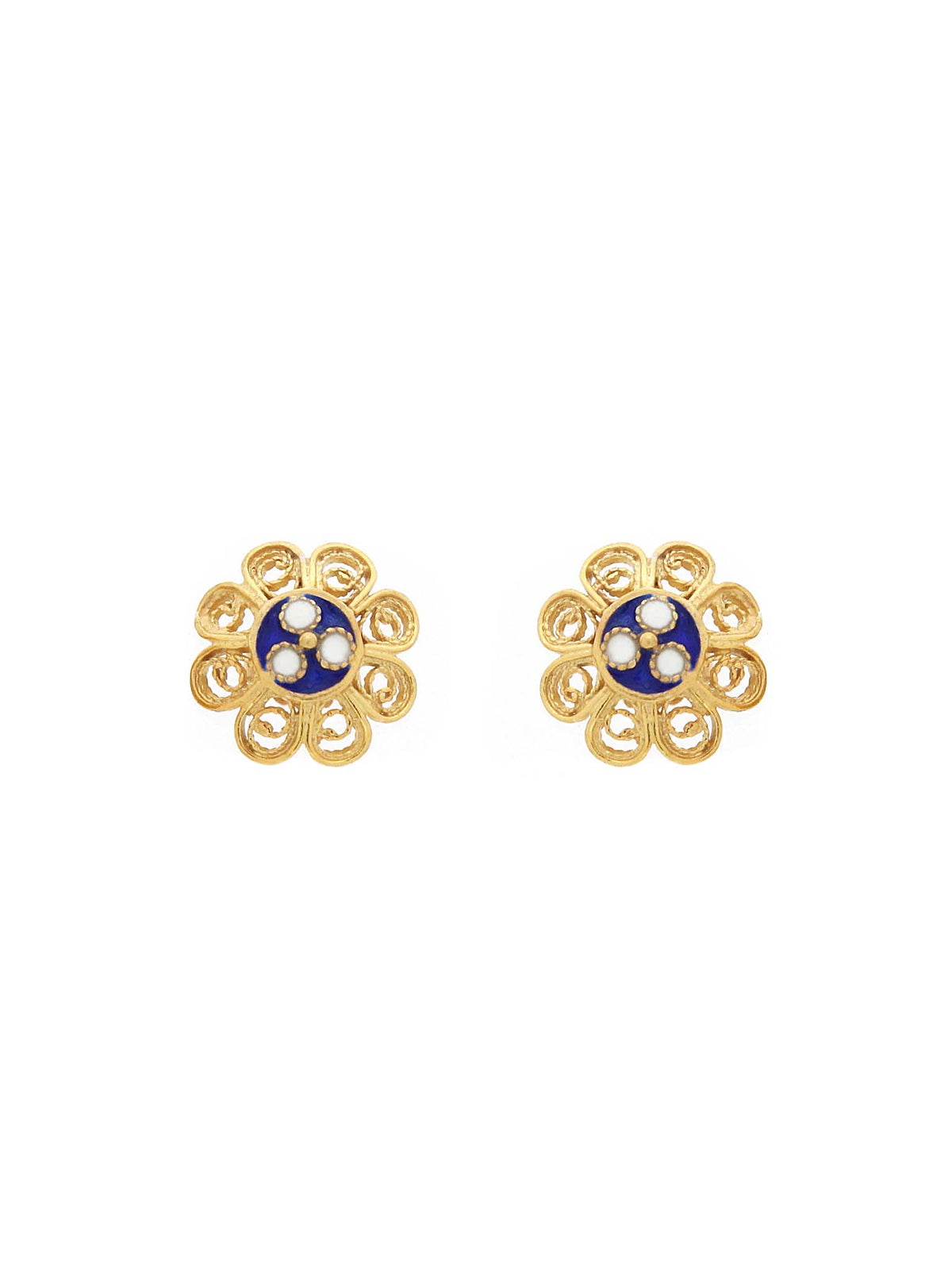 Flower earrings