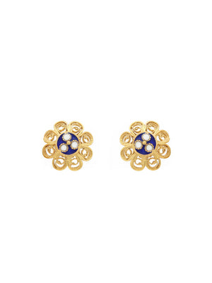 Flower earrings