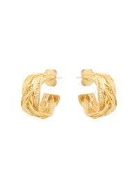 Braid Earrings – Gold-Plated Silver / 9K Gold / 19K Gold