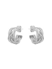 Braid Earrings – Sterling Silver