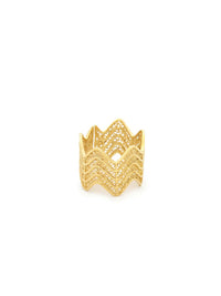Waves Ring – Gold-Plated Silver