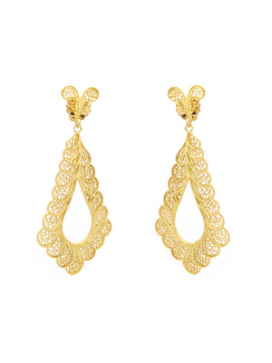 Gout earrings with buds