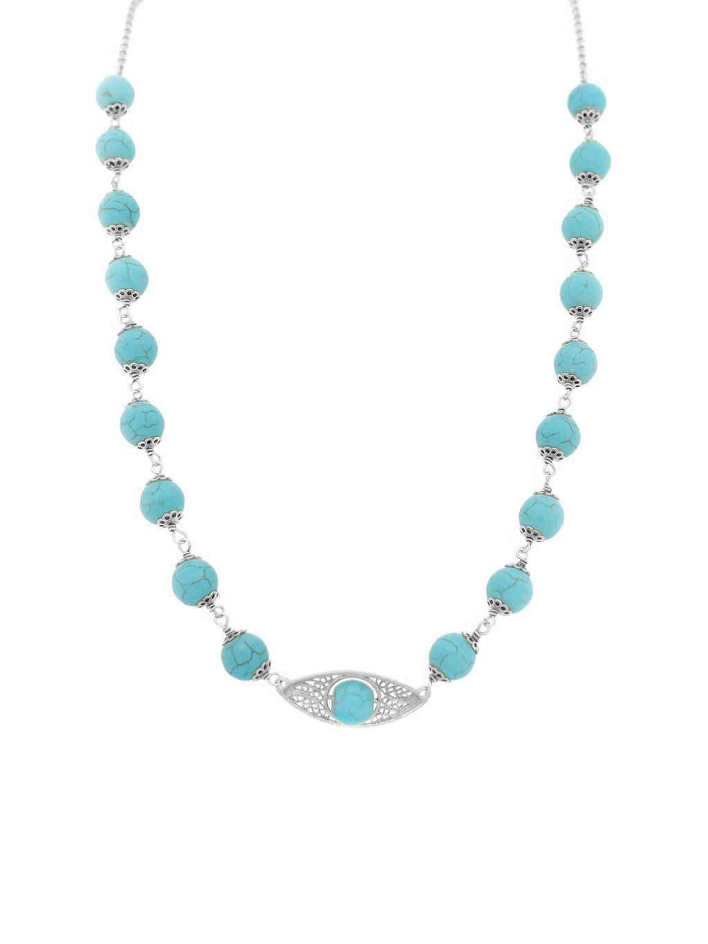 Stunning Necklace with Turquoise Stone