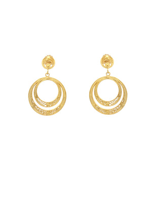 Circles (size S) earrings in Filigrana