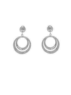 Circles (size S) earrings in Filigrana