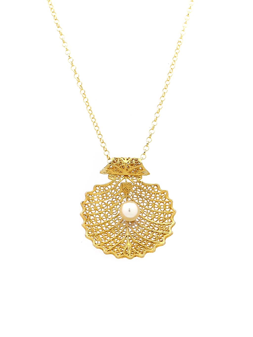 Medalha Concha com Pérola