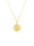 Filigree round medal