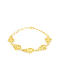 Little Hearts Bracelet – Gold-Plated Silver