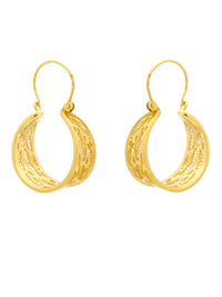 Argolinas Hoop Earrings – Gold-Plated Silver