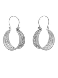 Argolinas Hoop Earrings – Sterling Silver
