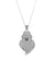 Medal Heart Center Enamel