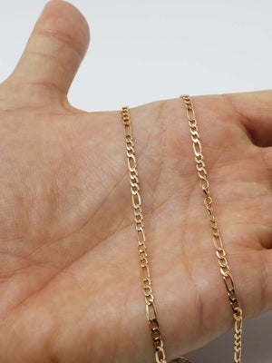 3+1 man wire in 19K gold (60cm)