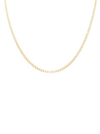 Men's Curb Chain in 19K Gold (55cm)