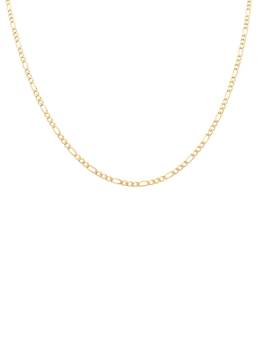 3+1 man wire in 19K gold (55cm)