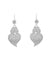 Sensitive earrings with stone (size M)