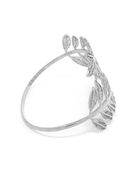 Crown Bangle – Sterling Silver