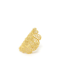 Filigree Tiara Ring – 9K Gold / 19K Gold