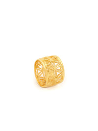 Daisy Ring – Gold-Plated Silver