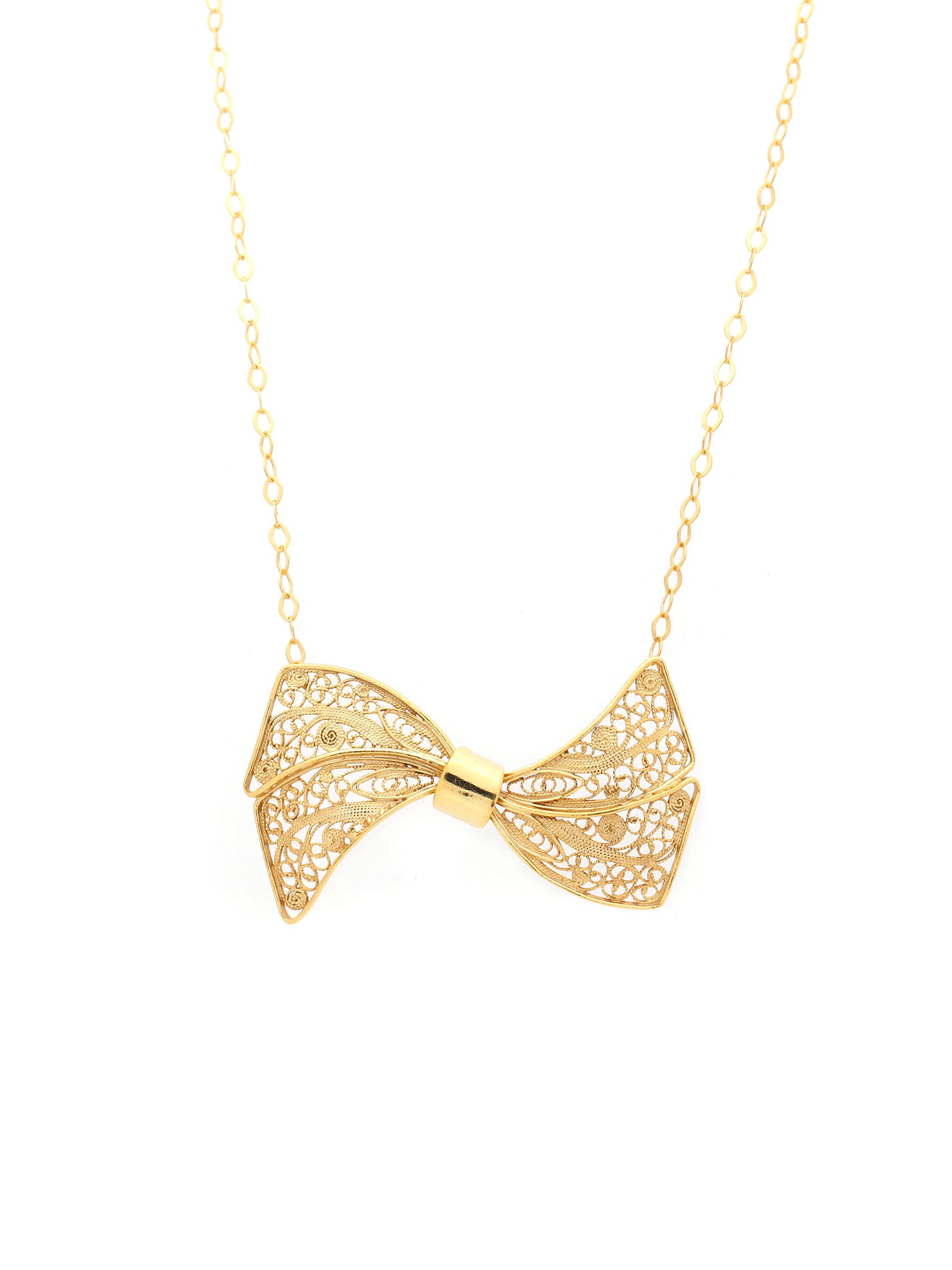 Large Bow Necklace