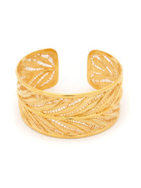 Open Leaf Bangle – 9K Gold / 19K Gold